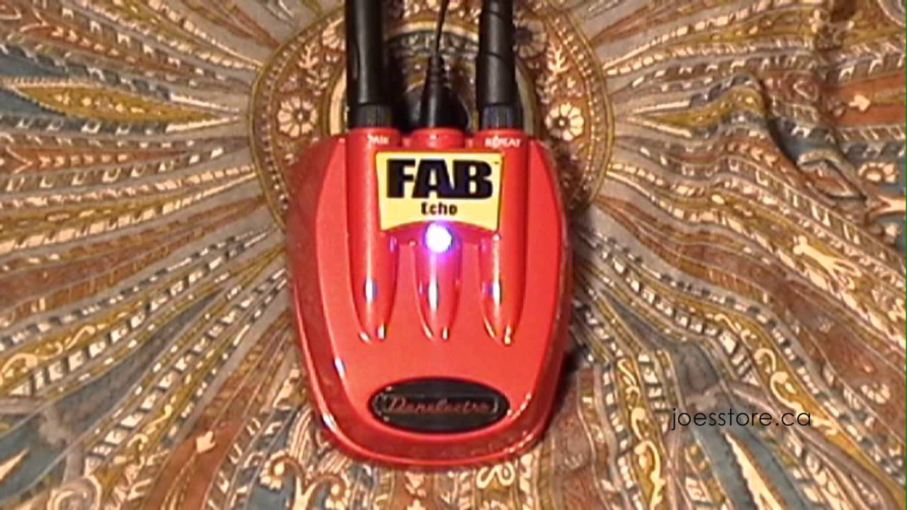 DANELECTRO FAB Echo Pedal Demo - D-4