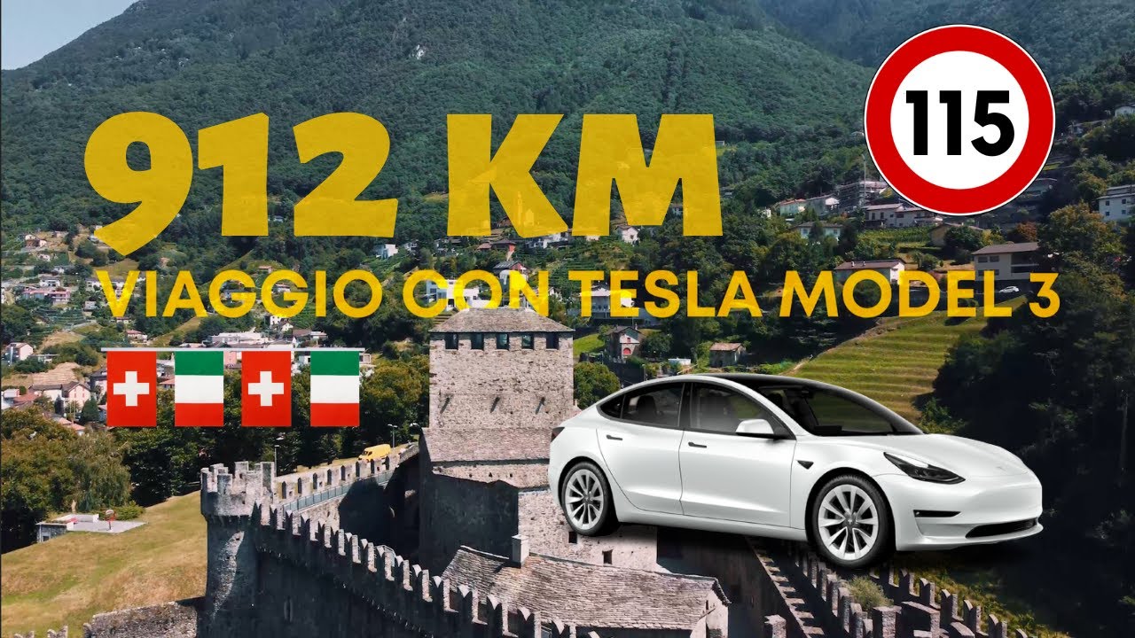 TESLA Model 3 Experience: quante RICARICHE per percorrere 912 km in autostrada? Prezzi e tempi.
