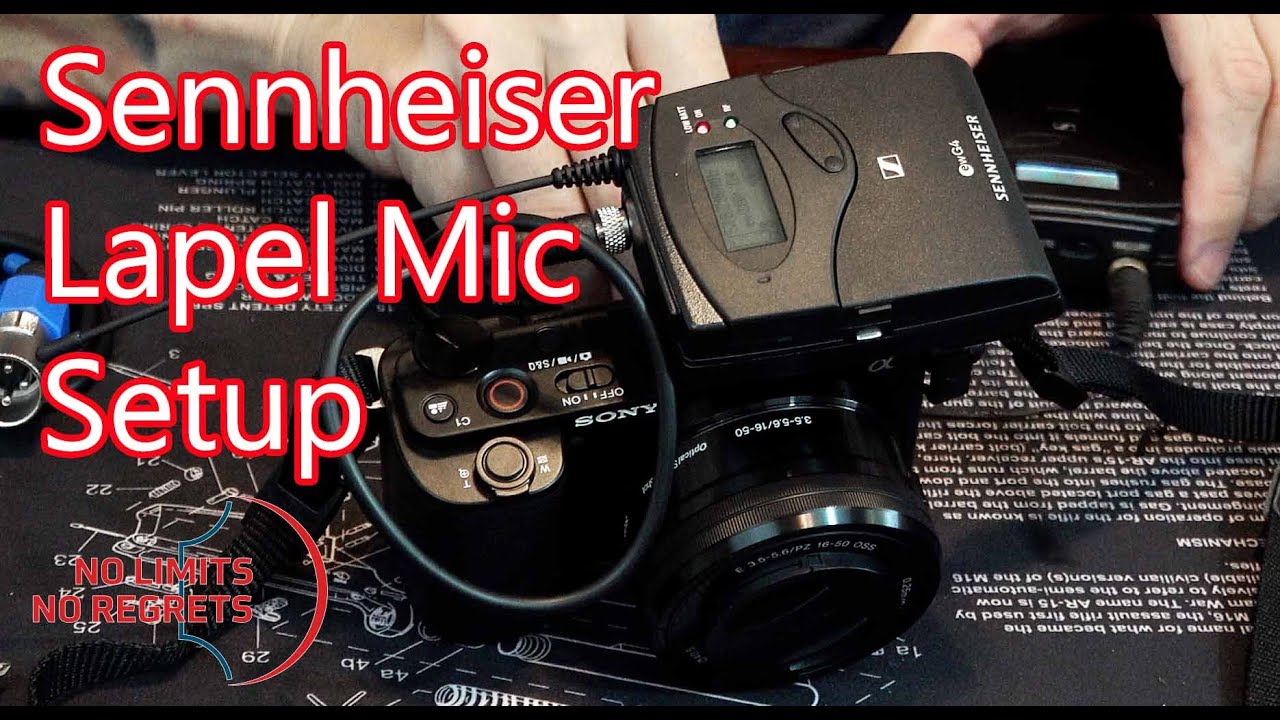 How to SETUP SENNHEISER G4 Wireless Microphone for YouTube Videos