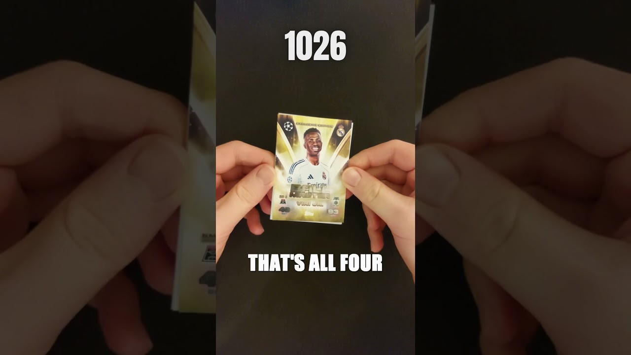 Я НАШЕЛ ПОСЛЕДНИЙ! ОГРАНИЧЕННЫЙ ИЗДАНИЕ MATCH ATTAX 25/26! Ежедневный набор 1026 #шорты