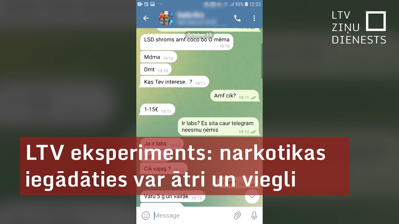 LTV eksperiments: narkotikas iegādāties var ātri un viegli