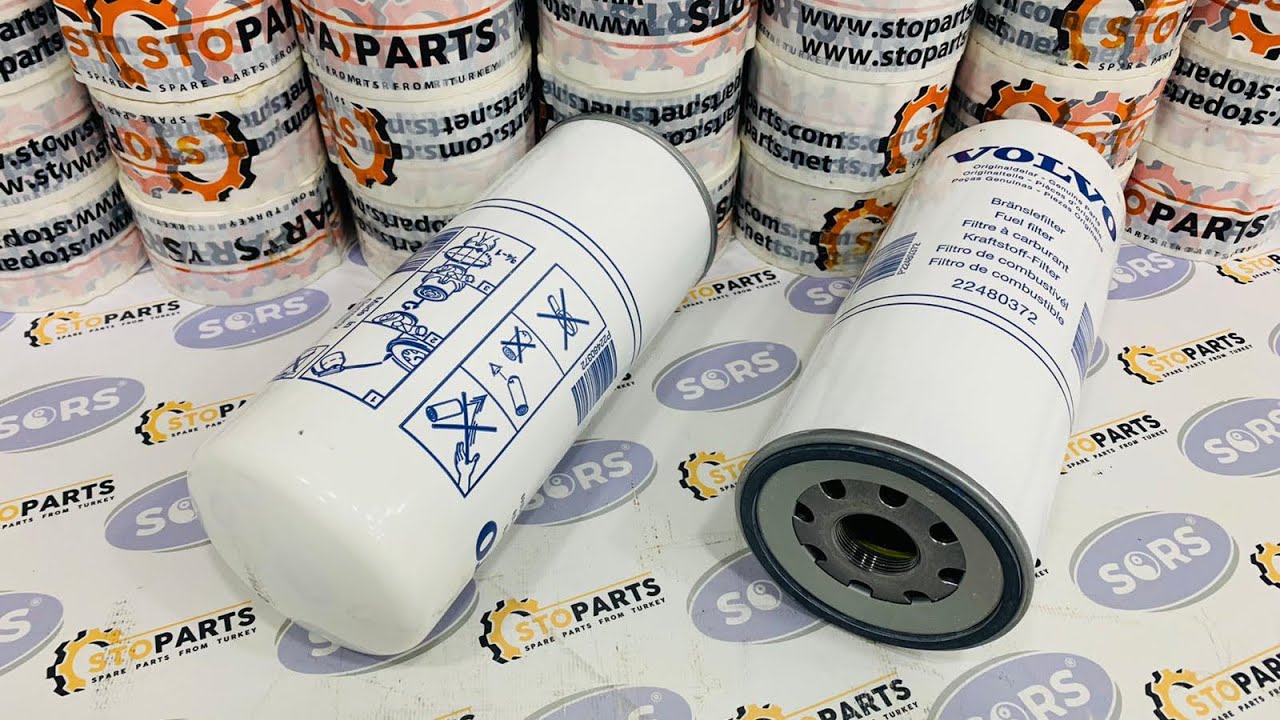VOLVO TRUCKS FUEL FILTER 22480372 GENUINE PART ; WORLDWIDE SPARE PARTS EXPORT FROM TURKEY 🇹🇷