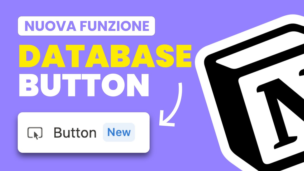 Il nuovo PULSANTE da inserire nei database NOTION