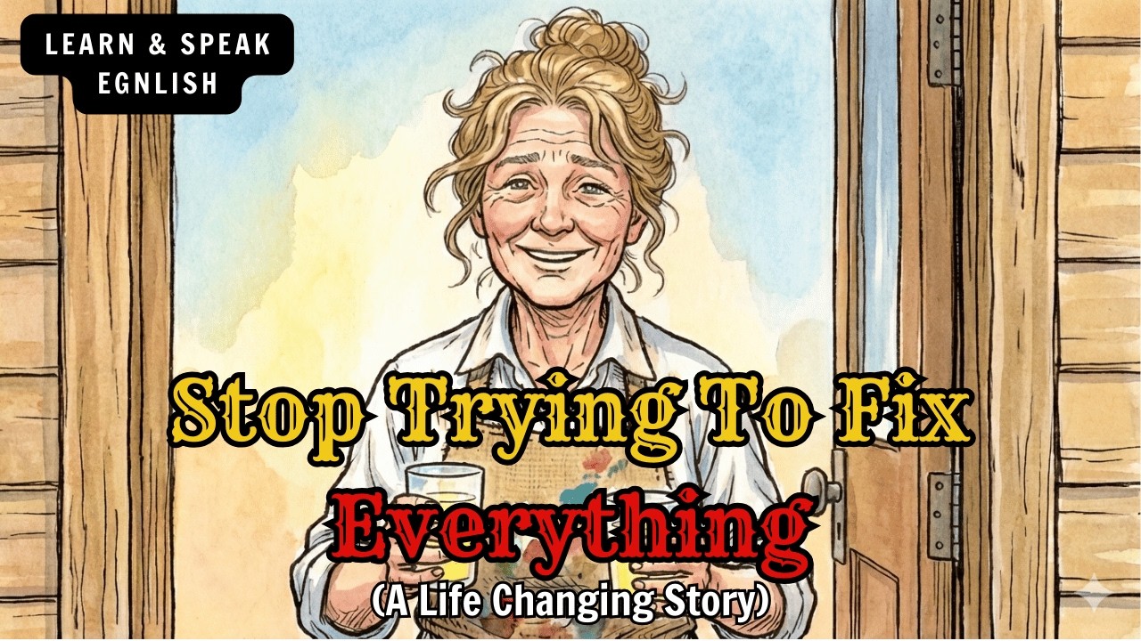 Stop Trying To Fix Everything - Inspirational Stories on a Vital Life Lesson