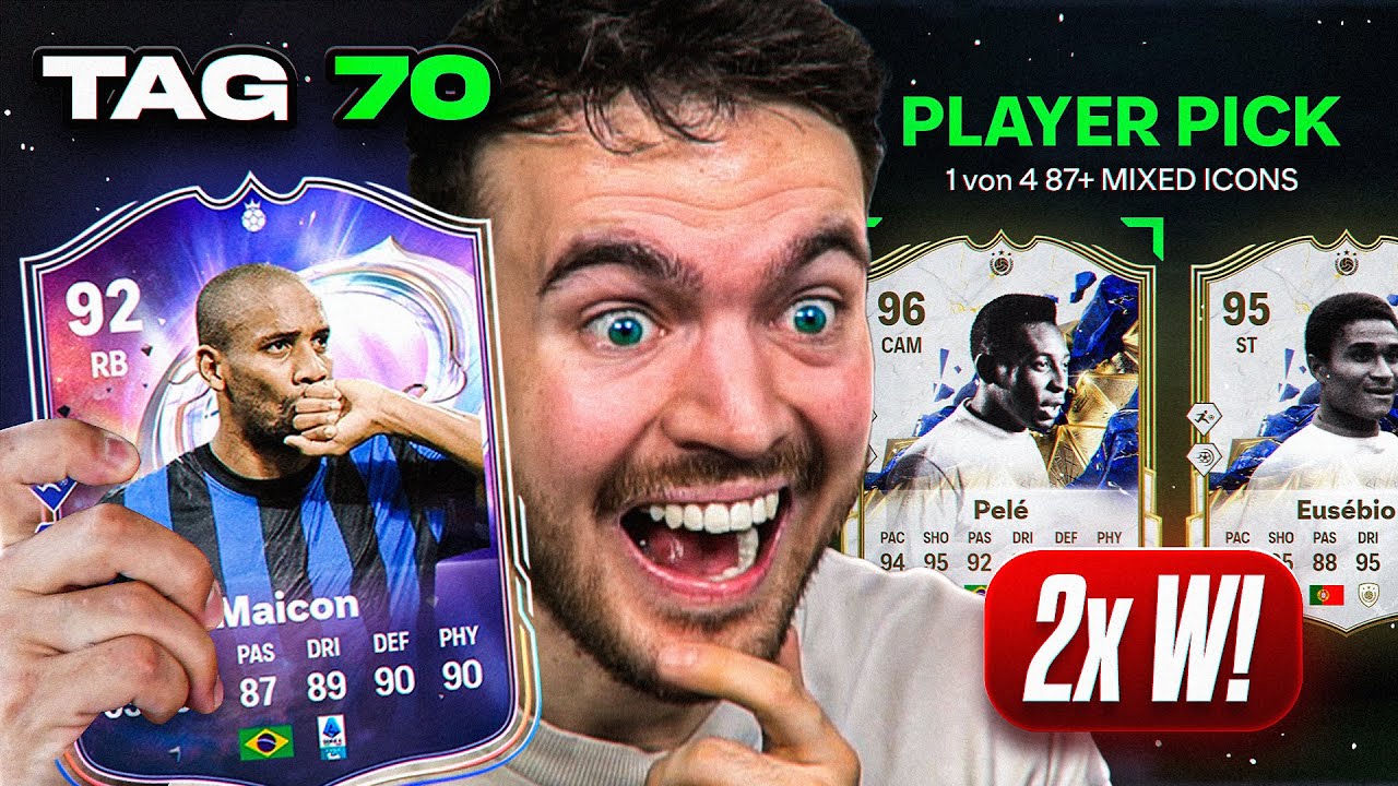 2x W in NEUEN TOTY ICON PICKS! WAS ERREICHT man in FC 25 ohne FC POINTS? TAG 70 🥼🧐