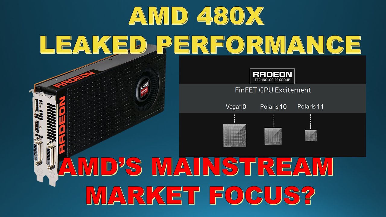 AMD 480x (Polaris 10) leaked performance and AMD's mainstream segment target
