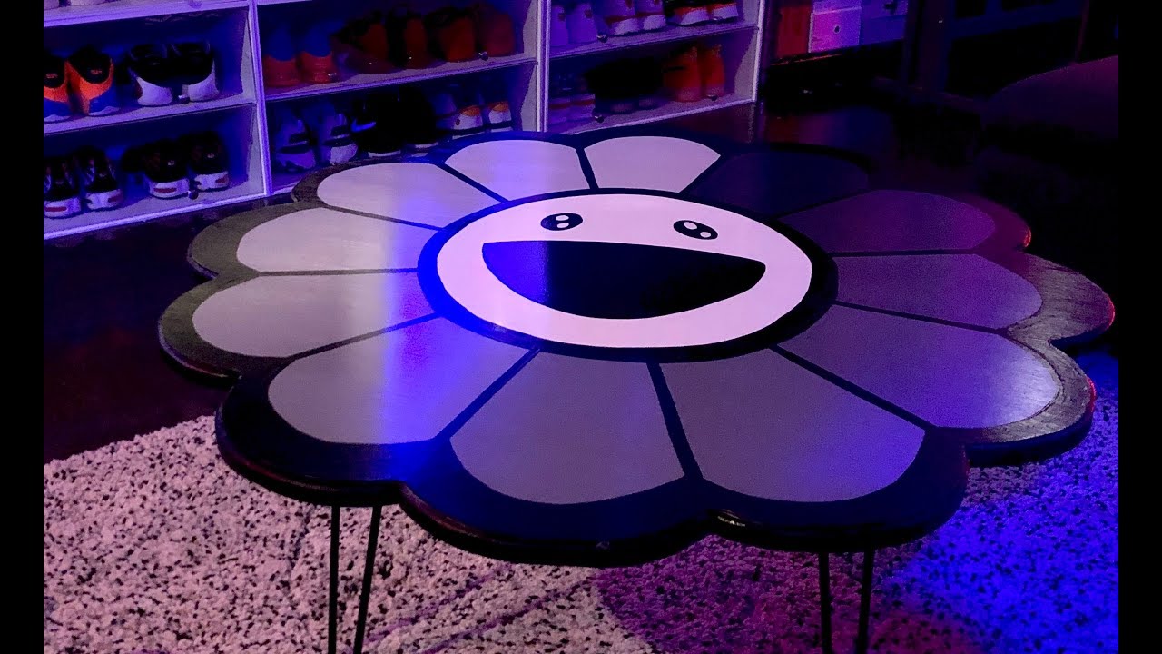 Custom Takashi Murakami Flower Table | Timelapse