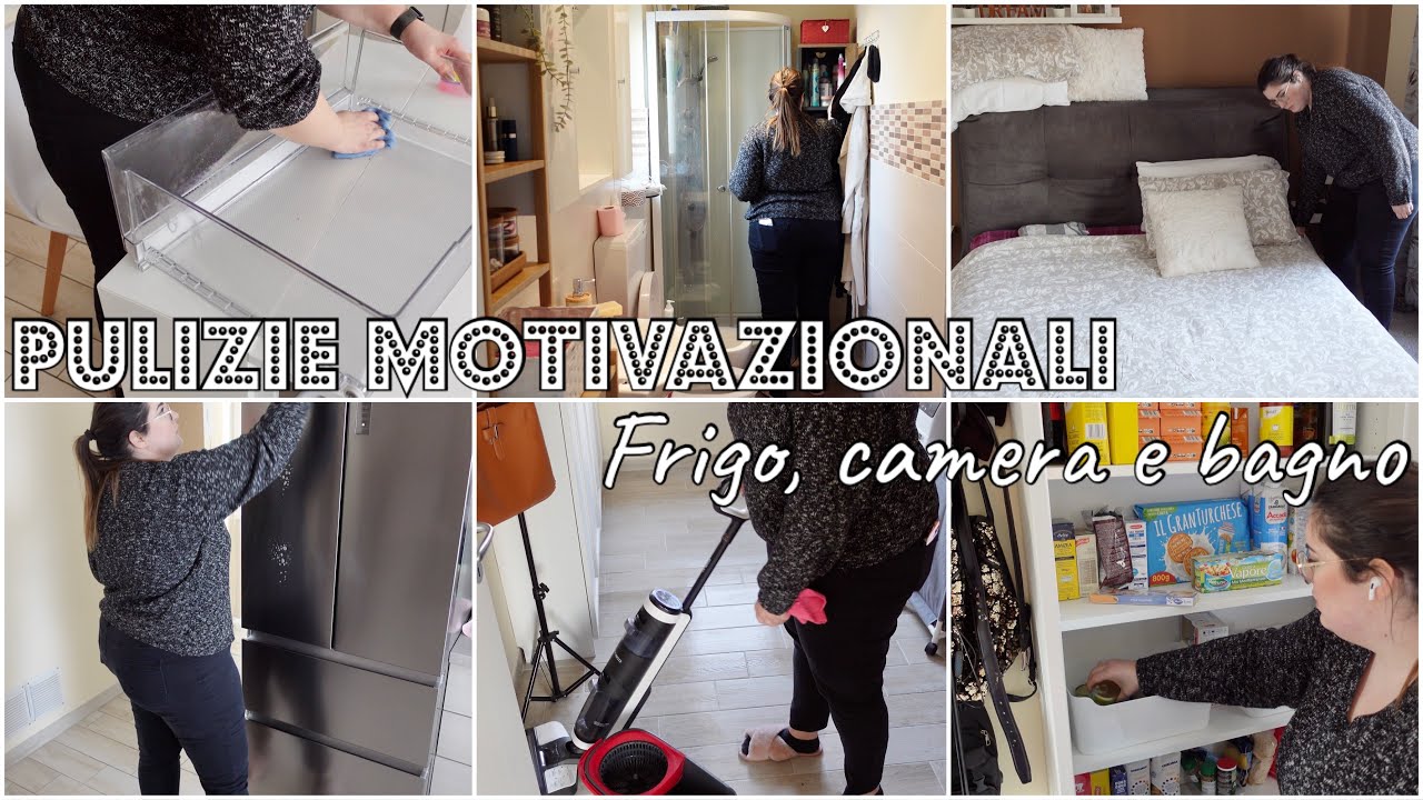 NUOVO VIDEO NUOVA MOTIVAZIONE! PULIZIA FRIGO, CAMERA E BAGNO