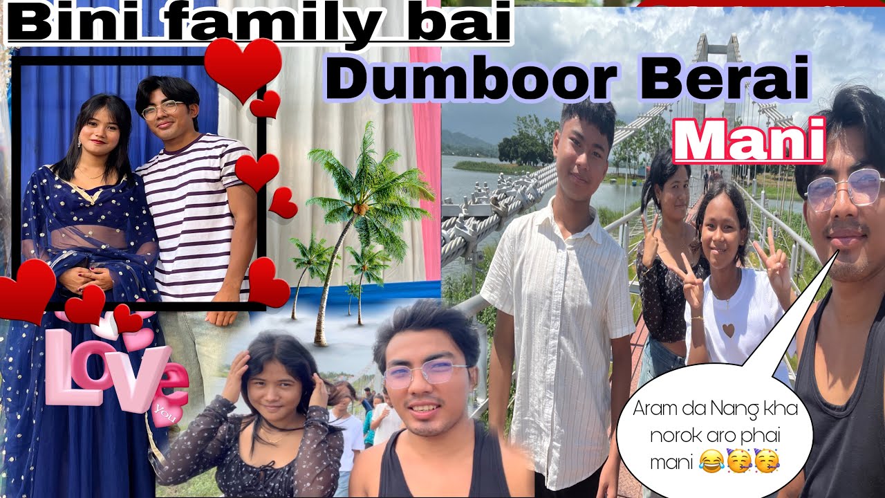 Bini Family Bai Dumboor coconut Island, ￼Berai Na thang Lai kha //Eko Bono Tubukha vlog go 😍🥰