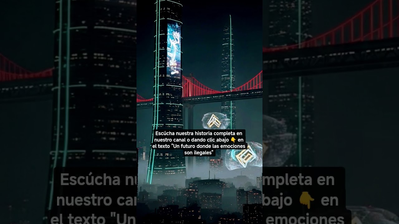 Un FUTURO donde las EMOCIONES son ILEGALES - audiorelato sci-fi