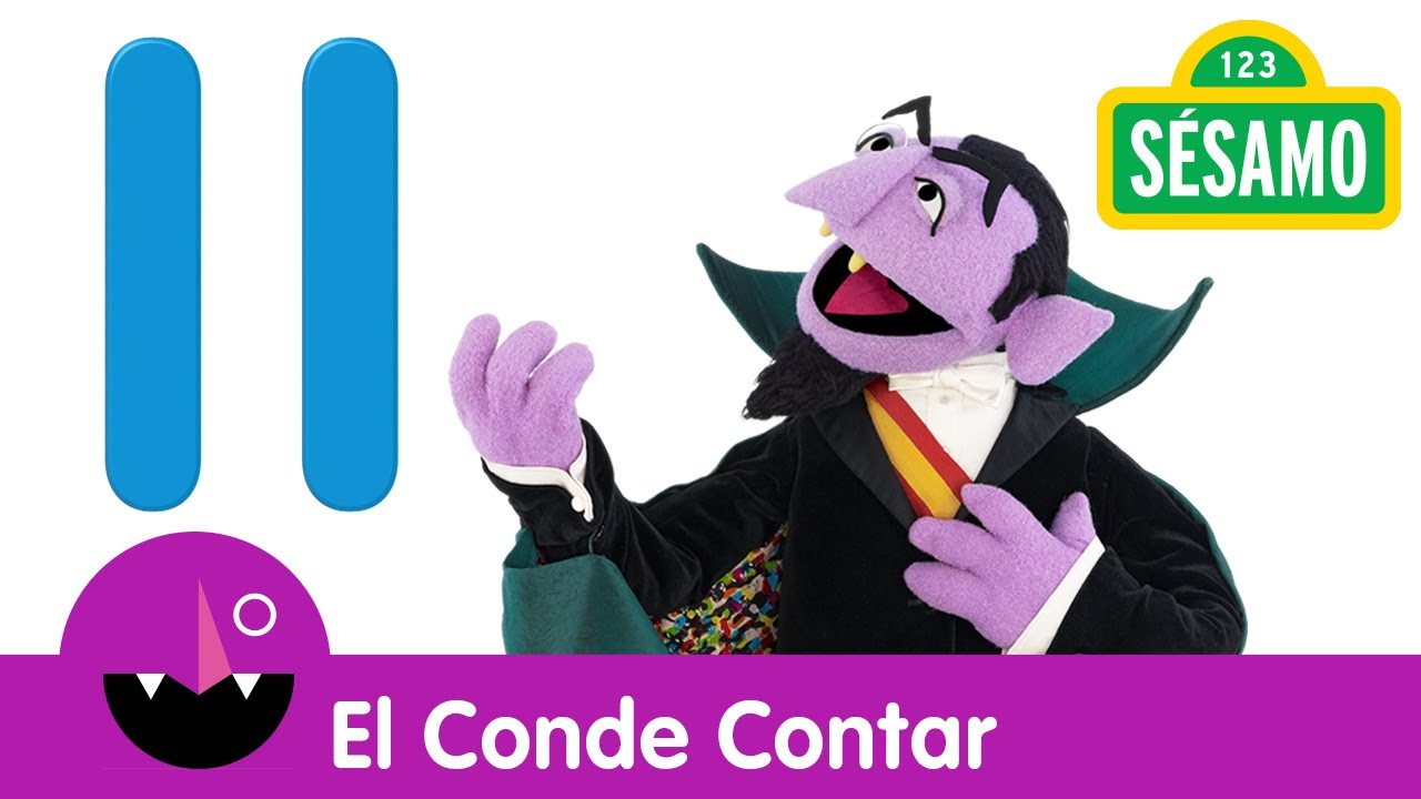 Sésamo: Contando el número 11 con El Conde Contar.