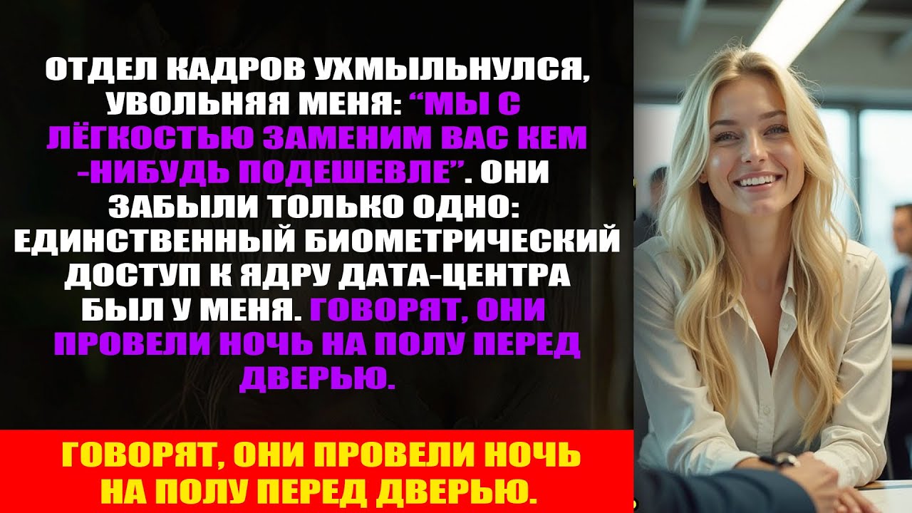 Уволена за 