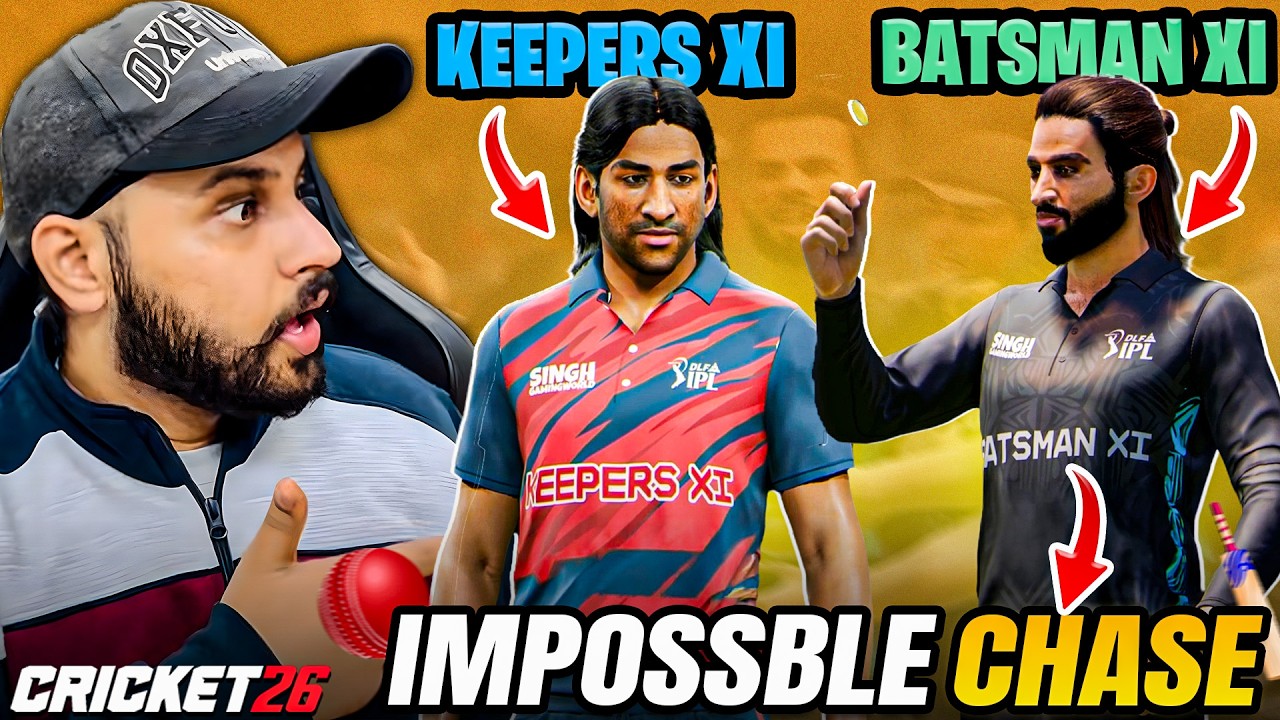 Can Batsman XI Chase 144 Runs in 60 Balls? 😱 | Cricket 26