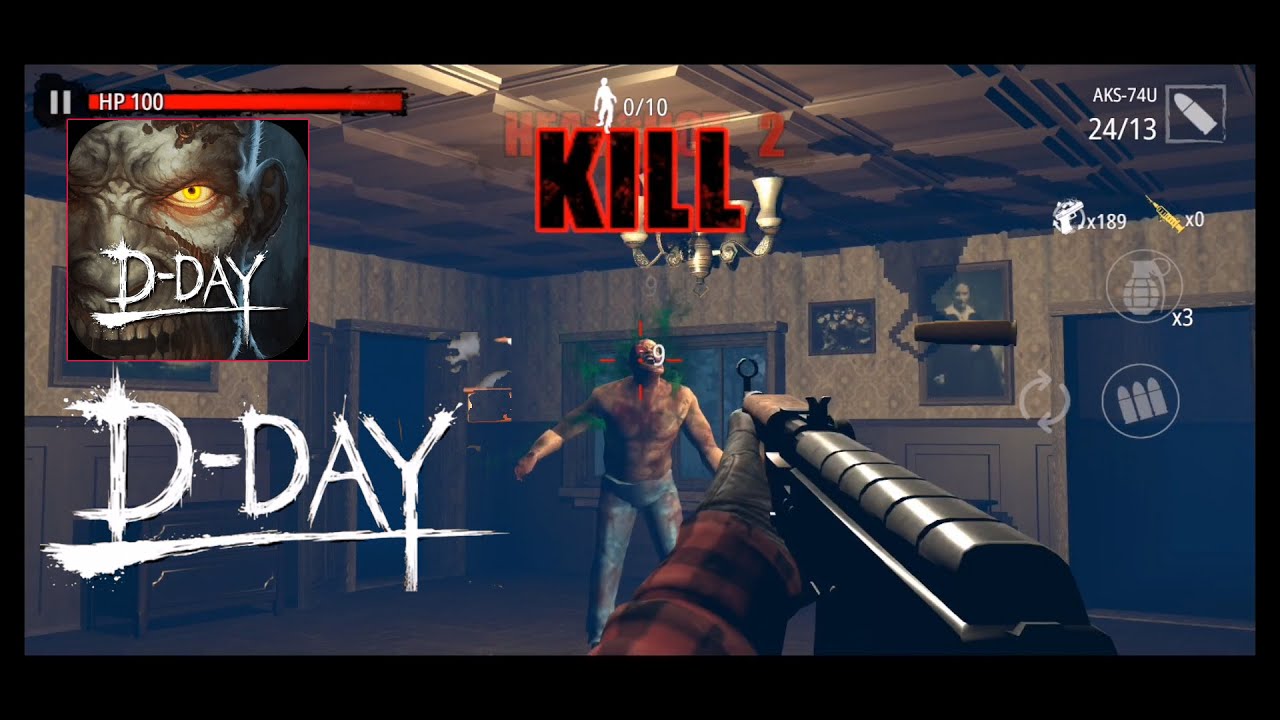 Zombie Hunter D-Day Walkthrough Gameplay (Android/IOS) (2020)