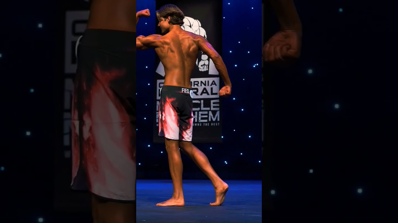 Marcas Meade '24 Debut Men's Physique at the Natural Muscle Mayhem in CA #wnbf
