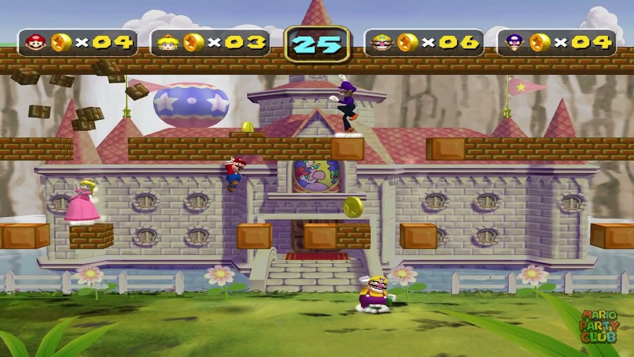 Mario Party 5 - Minigame - Coin Cache