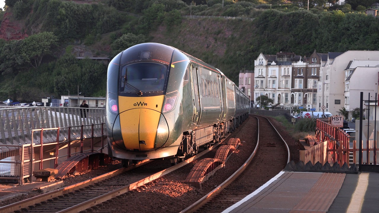 Railway scene - Dawlish and Exeter