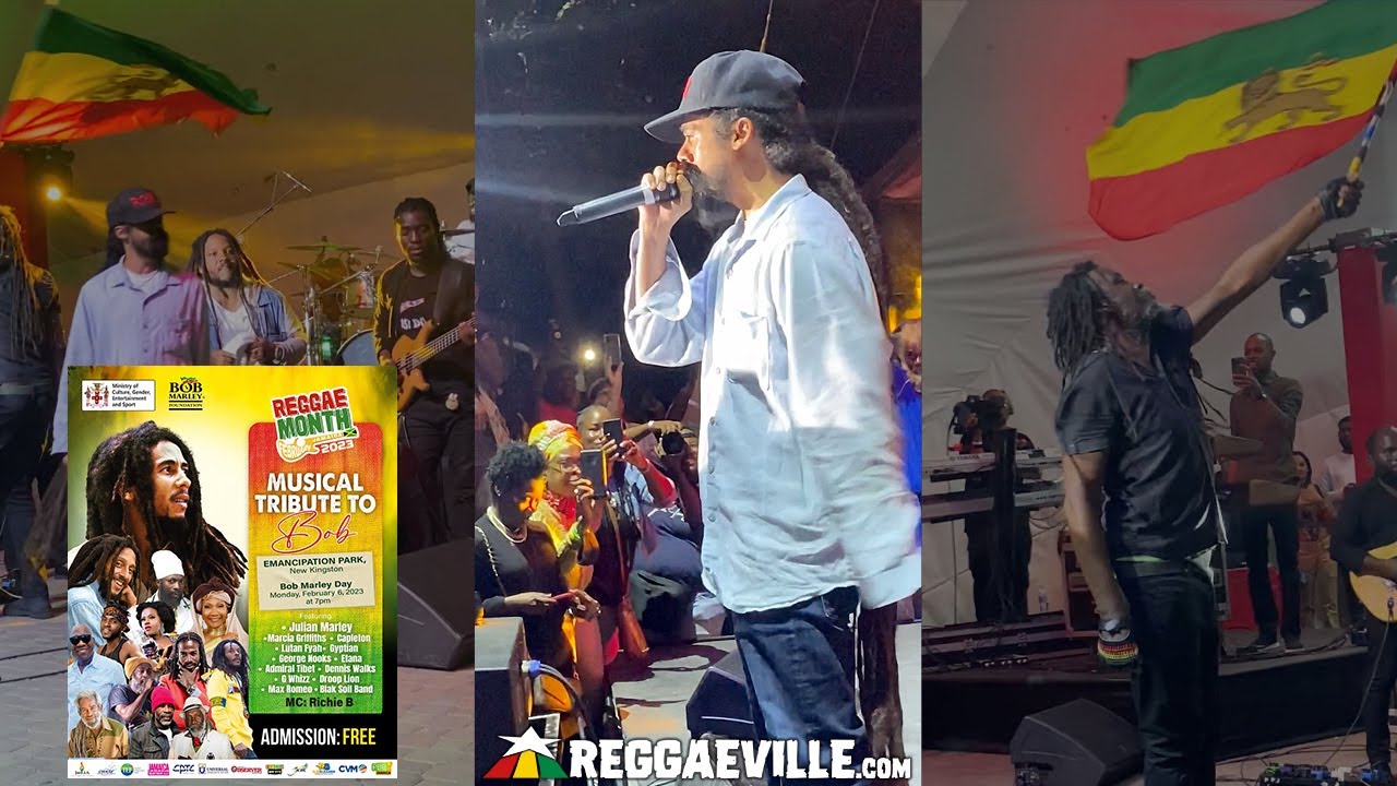 Julian & Damian Marley in Kingston, Jamaica @ Musical Tribute to Bob Marley [February 6, 2023]