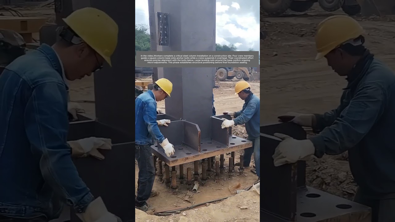 Installing the Steel Column Base