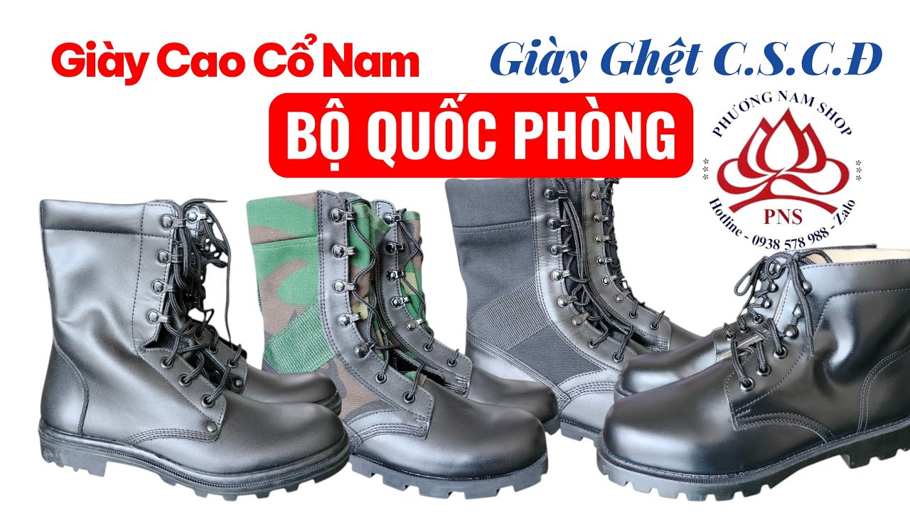 Giày Ghệt CSCĐ và Giày cao cổ Nam