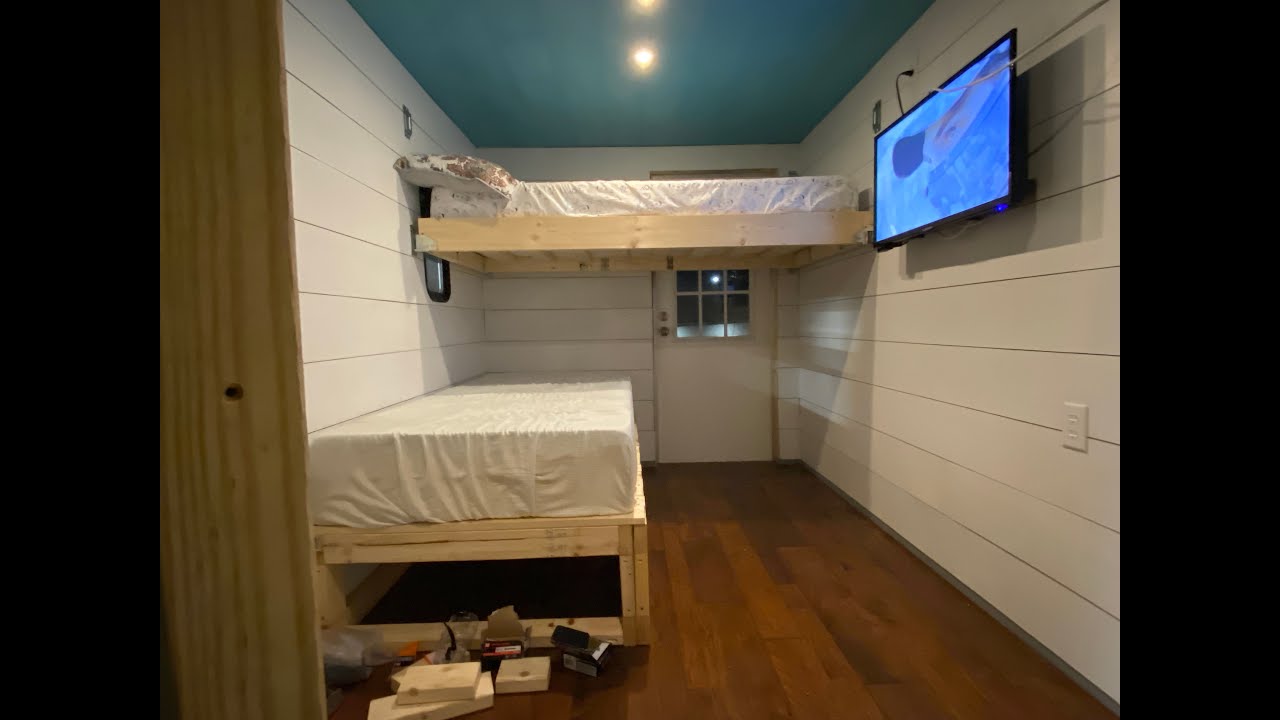 BUILDING A CARGO TRAILER CONVERSION BED