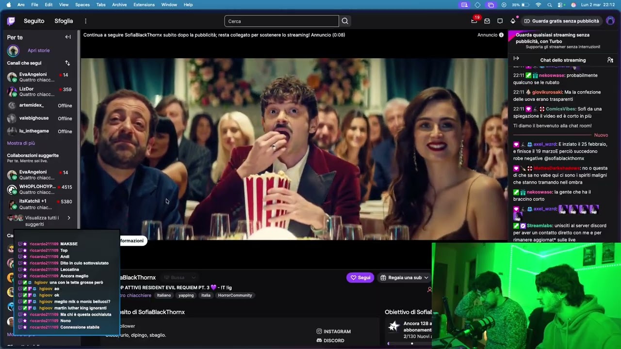 GROTTA BUSSA AD ALTRI STREAMER! LA CHAT COMANDA 👮🏾‍♀️🌰💉