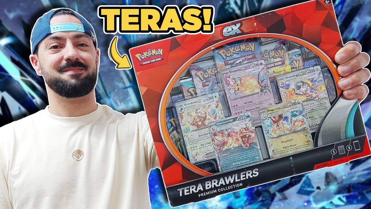 AÚN NO LA HABIA ABIERTO! ABRO LA CAJA TERA BRAWLERS PREMIUM COLLECTION DE POKEMON TCG - CARTAS 2025