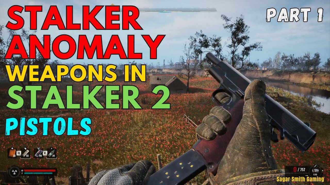 STALKER ANOMALY weapons in STALKER 2: Pistols Showcase & Gameplay Test | Anomaly WP Mod