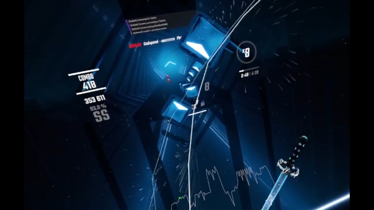 I GOT A 1 MISS SCORE ON GODSPEED?!?! 583 pp  (Beat Saber)