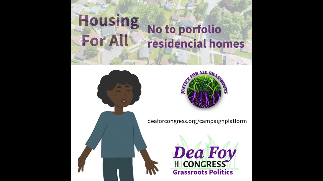 Housing For All - Dea For Congress  