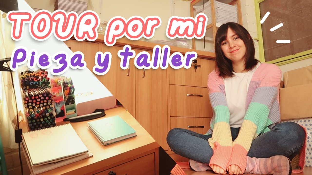 Tour por mi pieza y taller 💕 (+ Antes y después)