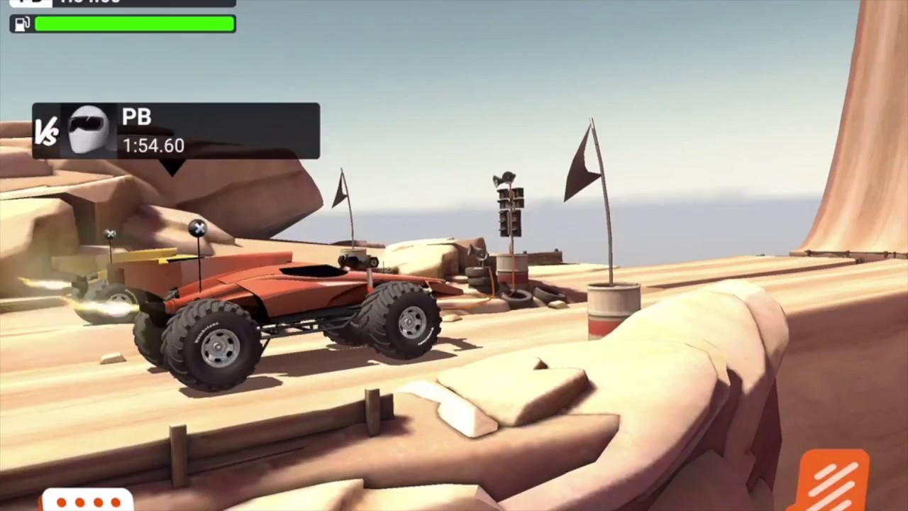 MMX HILL DASH The Racer SX1   Very fast car doing all levels!
