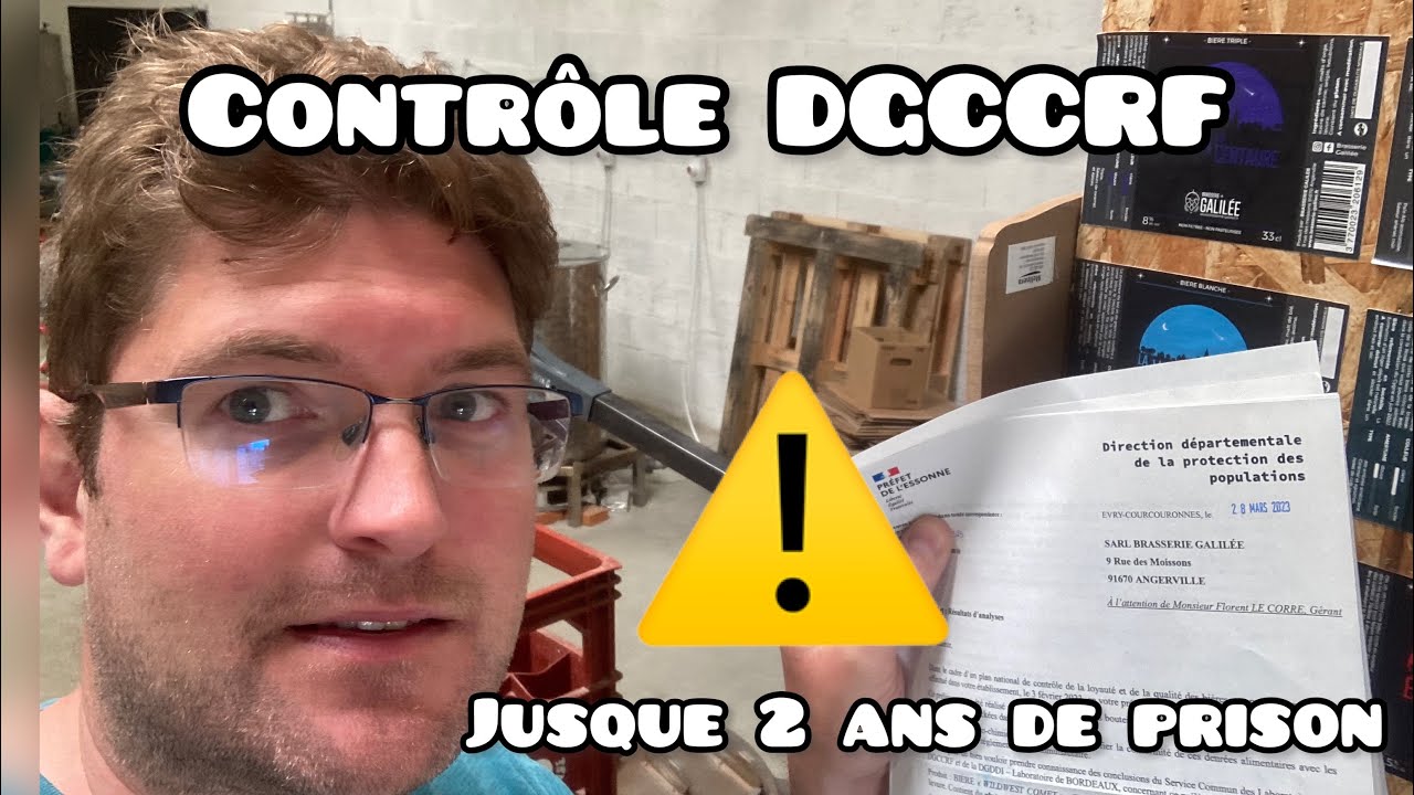 Je vous raconte mon contrôle DGCCRF à la brasserie sans filtre !