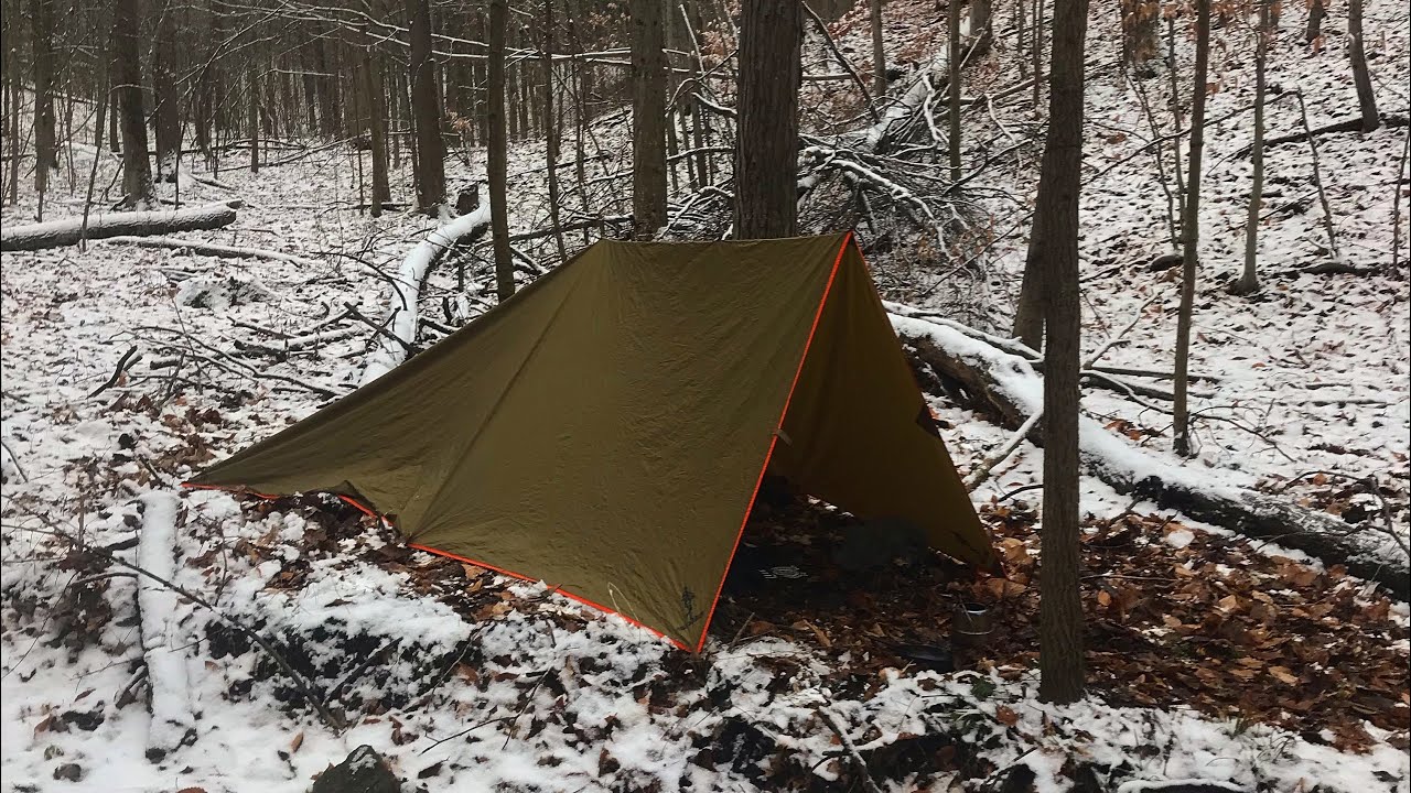 Silent Bushcraft Winter Tarp Shelter