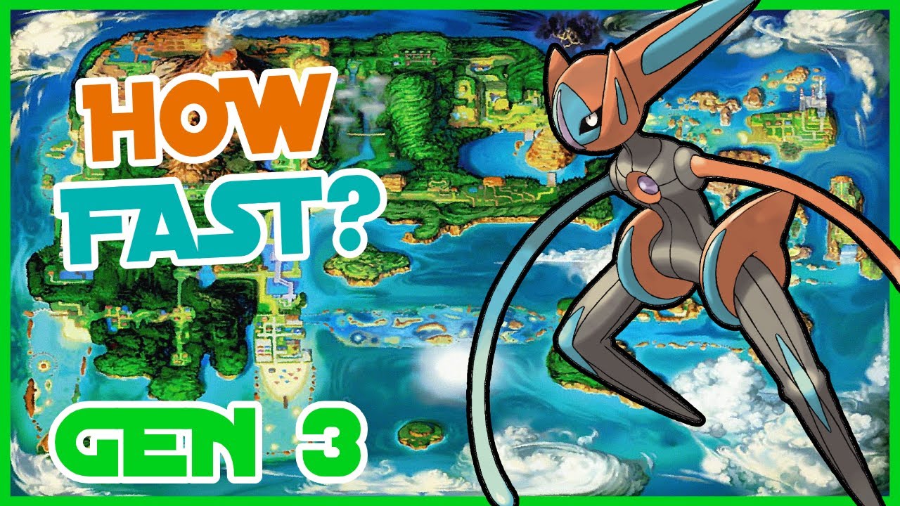 How Fast Can I Beat Pokemon Emerald With Only One Deoxys?