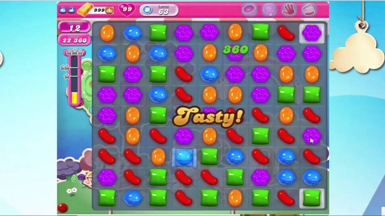 Candy Crush Saga level 63