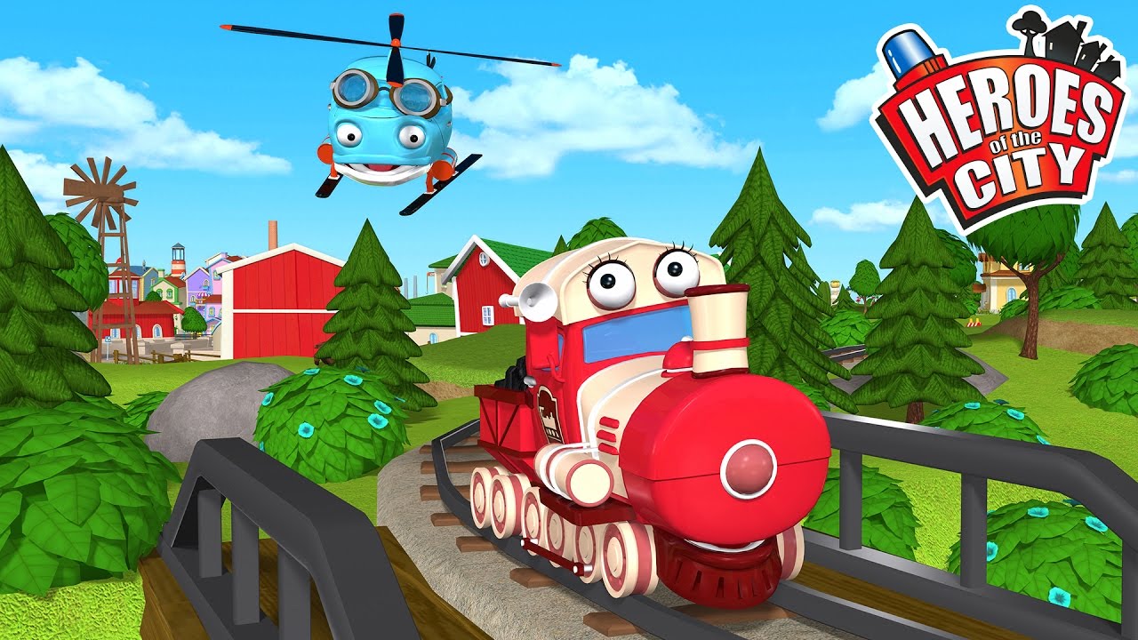 Train Adventure - Heroes of the City - Season 1 - EP#03 | Car Cartoons | Car Cartoons