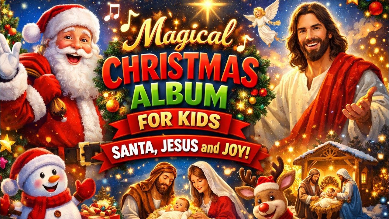 Christmas Album for Kids — Santa, Jesus & Joy | Fun Christian Christmas Album | Merry Christmas Song
