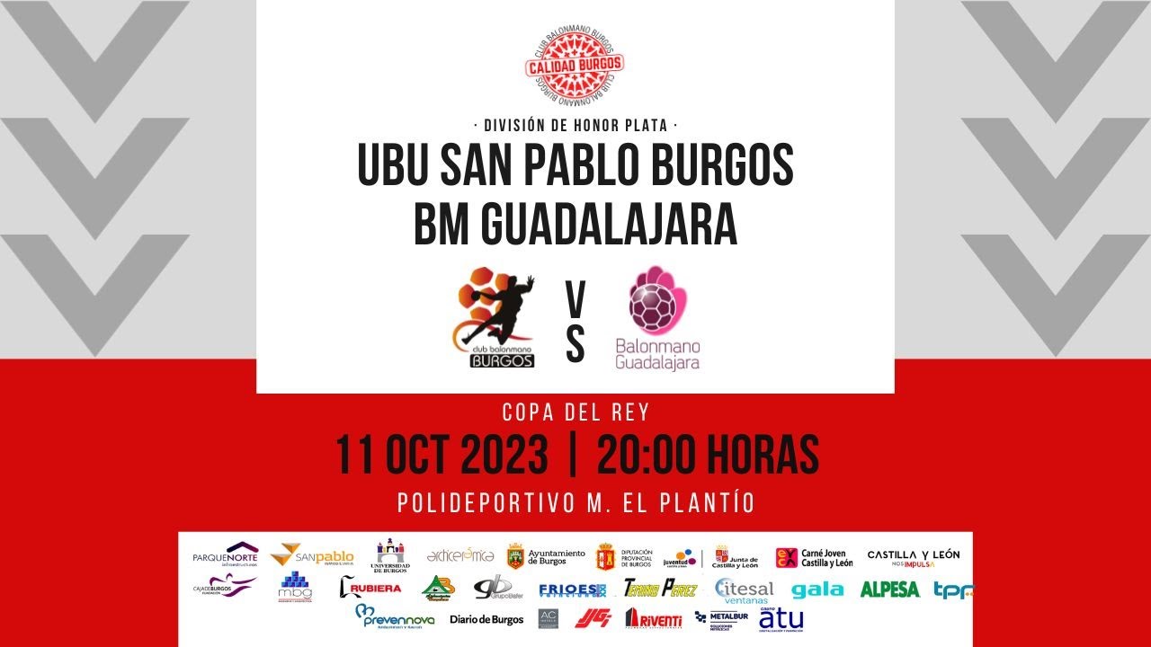 🤾UBU San Pablo Balonmano Burgos 🆚 Balonmano Guadalajara | 👑 49º Copa de S.M El Rey