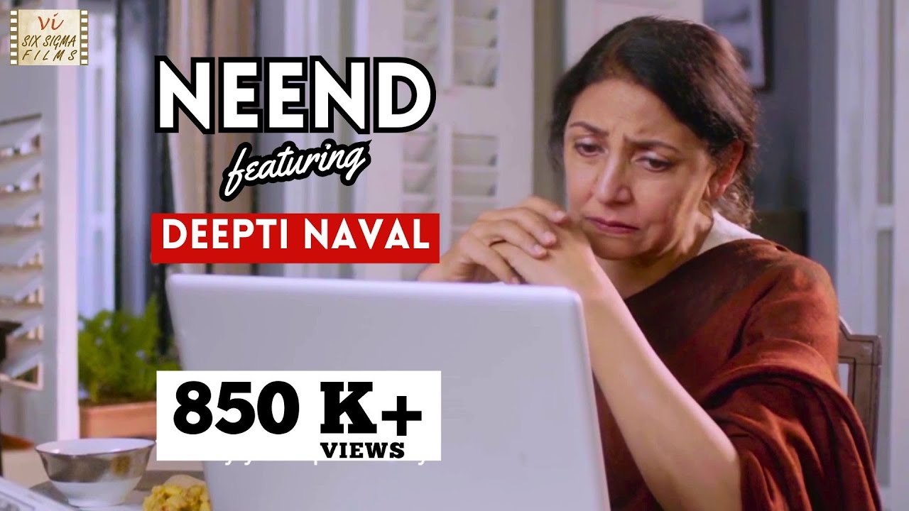 Neend - Sleep | Ft Deepti Naval | Award Winning Hindi Short Film | Six Sigma Films