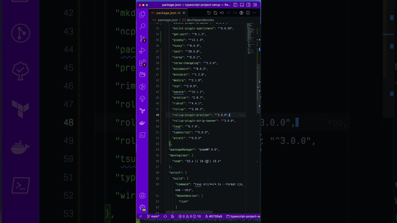 Update all packages in package.json with one command 