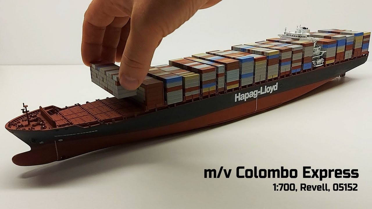 Сборная модель контейнеровоза Colombo Express, Revell, 1:700