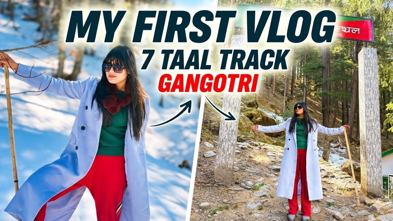 My First Vlog 🚗 | Exploring 7 Taal Track 💙 | Crystal Naaz      