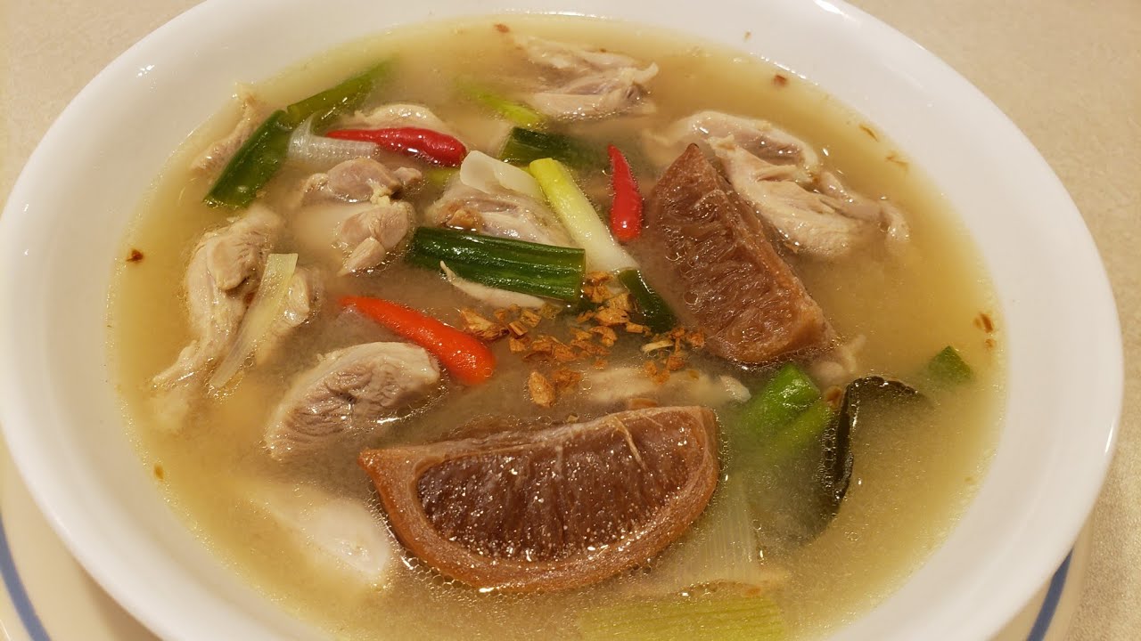 Chicken Pickle Lemon Soup/ Khmer food #ស្ងោរងាំង៉ូវសាច់មាន់