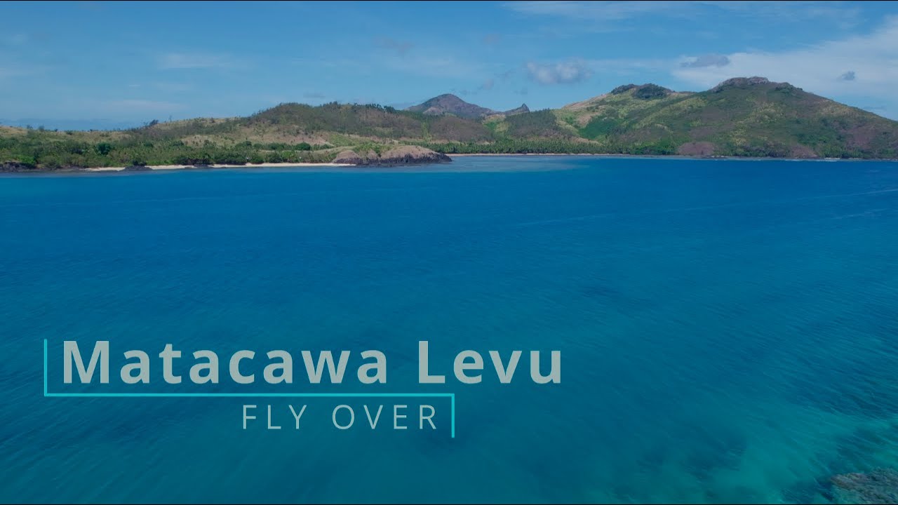 Flying over Matacawa Levu [4K] Fiji