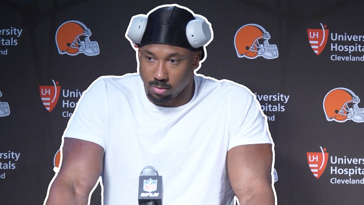 Myles Garrett Postgame Press Conference - Week 8 vs. New England Patriots