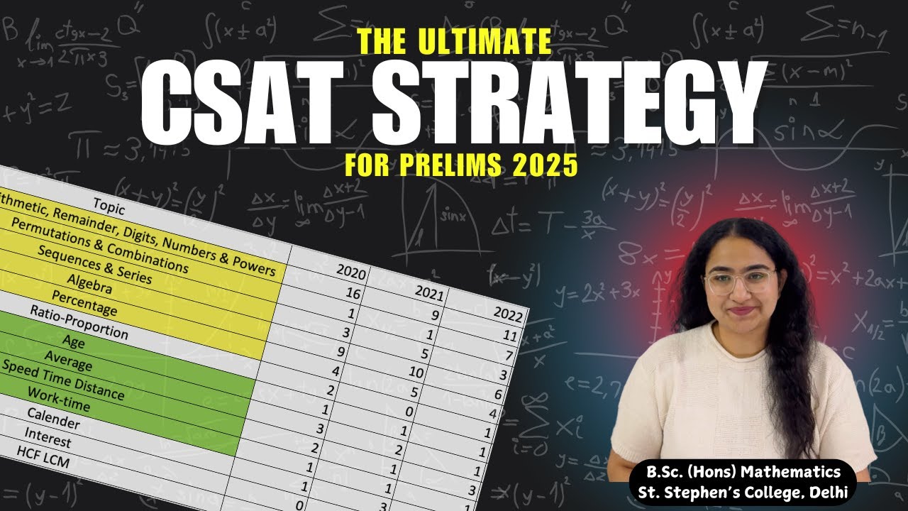 How To Clear CSAT if your maths is weak? | CSAT Strategy | UPSC Prelims 2025