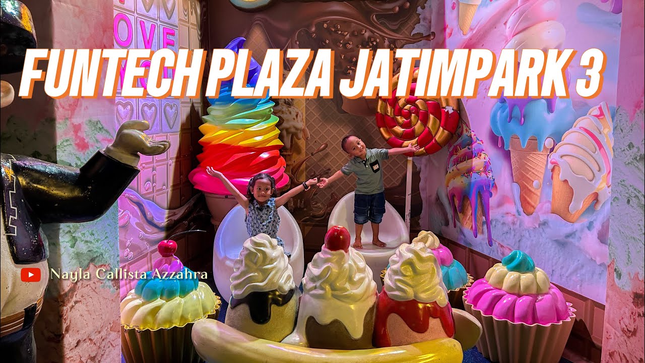 EXPLORE SEMUA WAHANA DI FUNTECH PLAZA JATIM PARK 3 BATU MALANG  ~ ES KRIM RAKSASA ~ PLAYGROUND