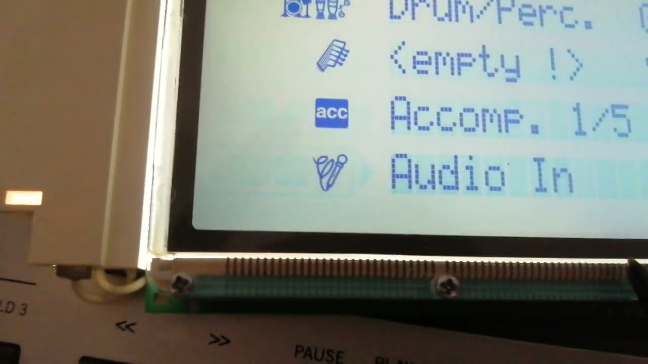 #تعمیر مانیتور و آل سی دی LCD کرگ pa80. #korg pa80