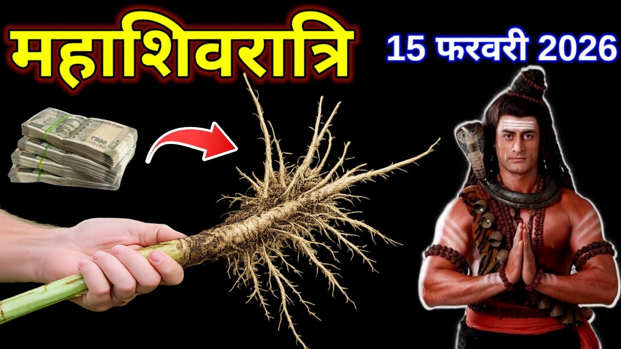 यह जड़ महाशिवरात्रि के दिन ले आना भगवान शिव ने मां पार्वती को बताया था, गरीबी जड़ से मिट जाएगी// 